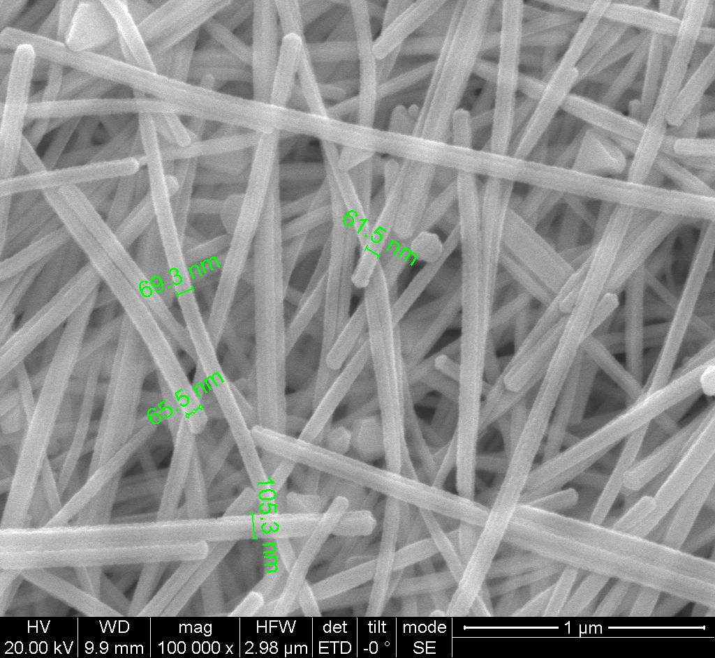 Acerca de los nanocables de plata y su aplicación