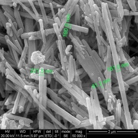 materiales semiconductores nanocables de óxido de zinc zno